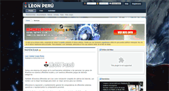 Desktop Screenshot of lancenterleonperu.com